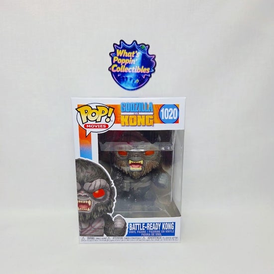 Battle-Ready Kong #1020 Funko Pop! With Protector Godzilla VS Kong