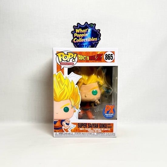Super Saiyan Goku with Energy #865 Exclusive Funko Pop! With Protector DragonBall Z