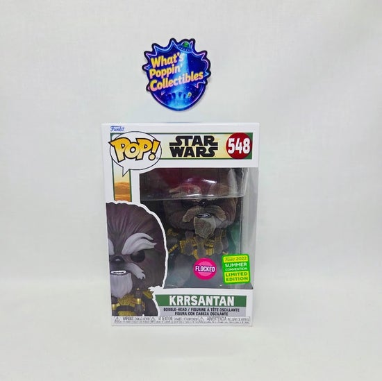 Krrsantan #548 Flocked Exclusive Funko Pop! With Protector Star Wars