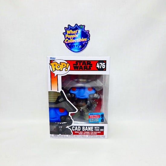 Cad Bane with Todo 360 #476 Exclusive Funko Pop! With Protector Star Wars