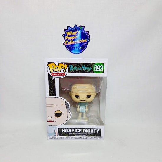 Hospice Morty #693 Funko Pop! With Protector Rick and Morty